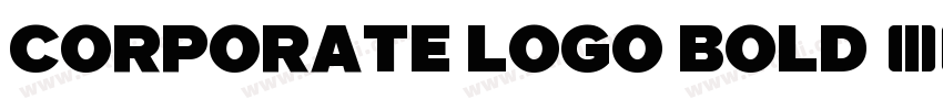 Corporate Logo Bold 字体转换